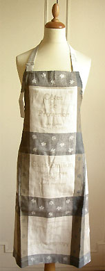 Apron double woven Jacquard Teflon (Sommelier. raw bordeaux) - Click Image to Close